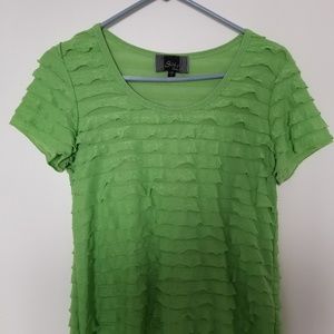 Ruffle Round Neck Top